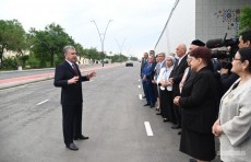 A new road connecting Sergei with the Yakkasarai district was commissioned in Tashkent