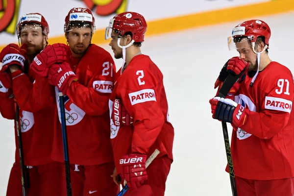 Hockey players of the Russian national team
