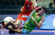 The national team of Uzbekistan won 8 medals at the Asian Wrestling Championship