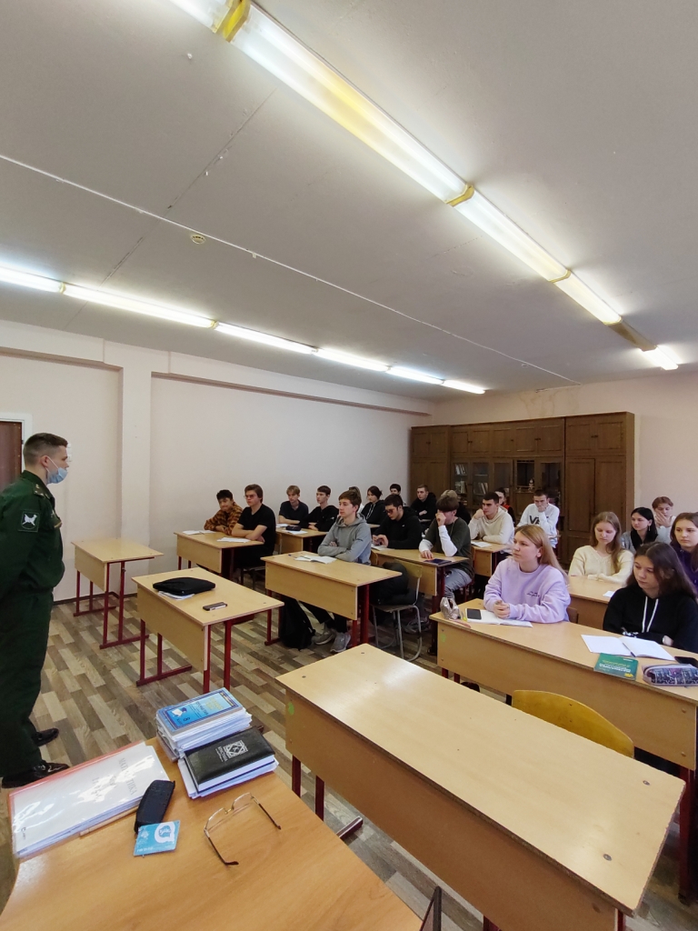 Meeting with a representative of the Krasnodar Higher Military School