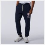 Men's sports trousers New Balance NB Ess Athletic Club Fleece blue, size XXL, MP13509ECL-XXL