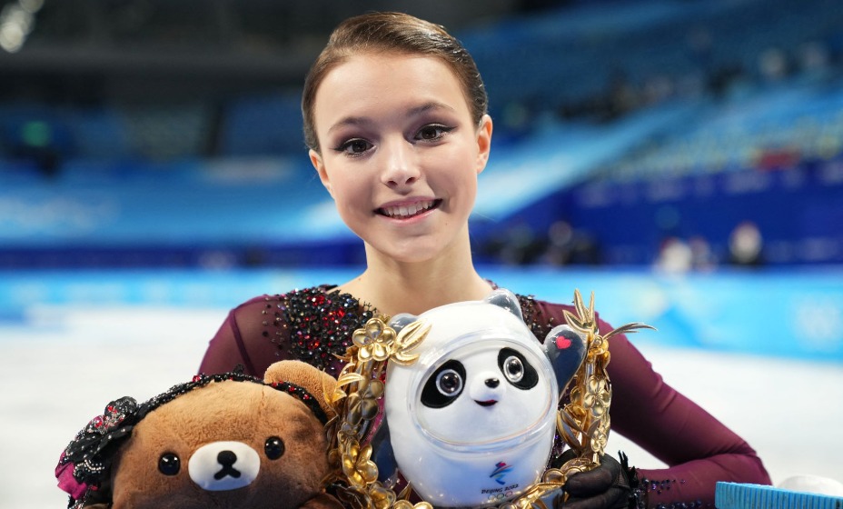 The skater Shcherbakova became the Olympic champion Beijing. Photo: Reuters
